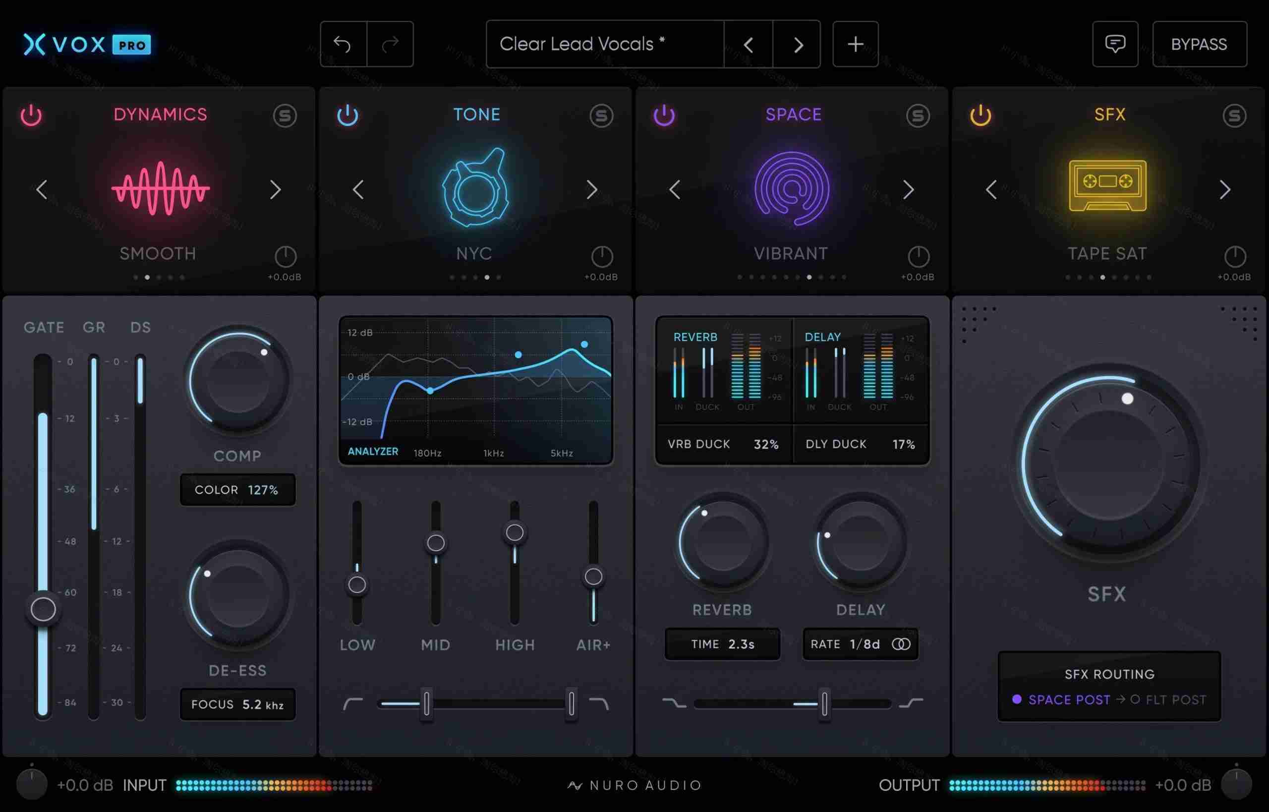 Nuro Audio Xvox Pro 1.0.5 人声混音插件Win版